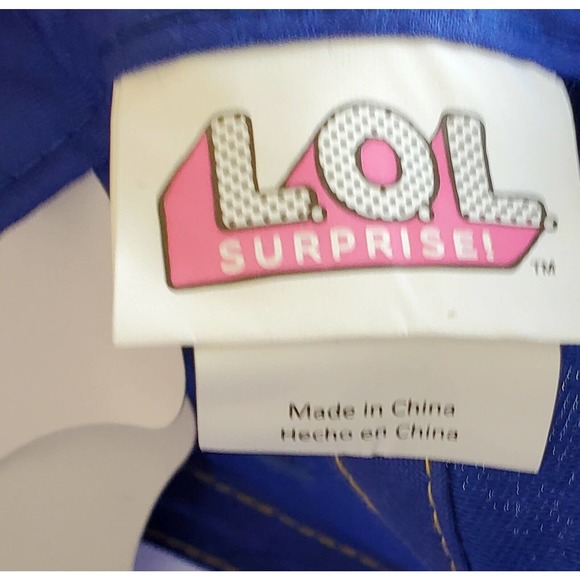 LOL Surprise Girls Hat Blue Hook and Loop Adjustable New With Tags - Picture 8 of 10